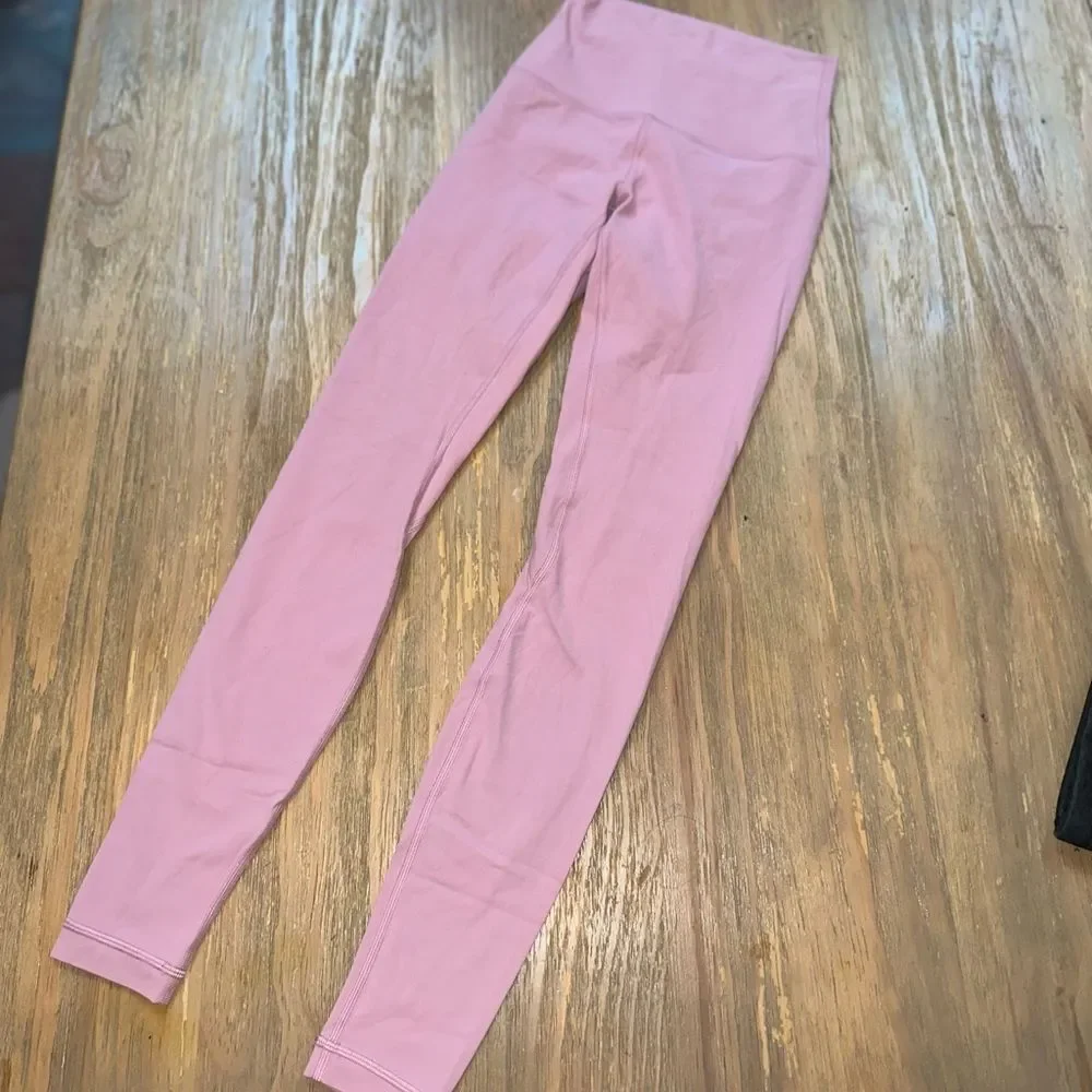 lululemon athletica Mauve Pink Leggings size 2